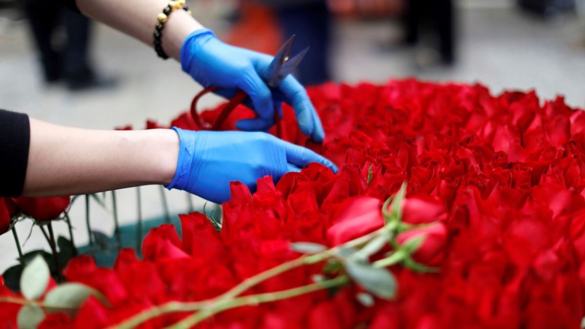 Un niño regala 68 rosas por San Valentín a todas sus compañeras de clase