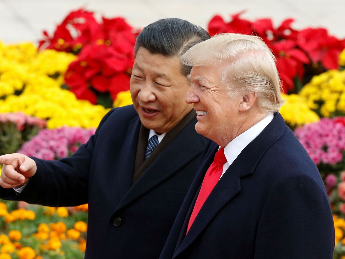 Foto: El presidente de China, Xi Jinping, junto al de EEUU, Donald Trump. (Reuters)