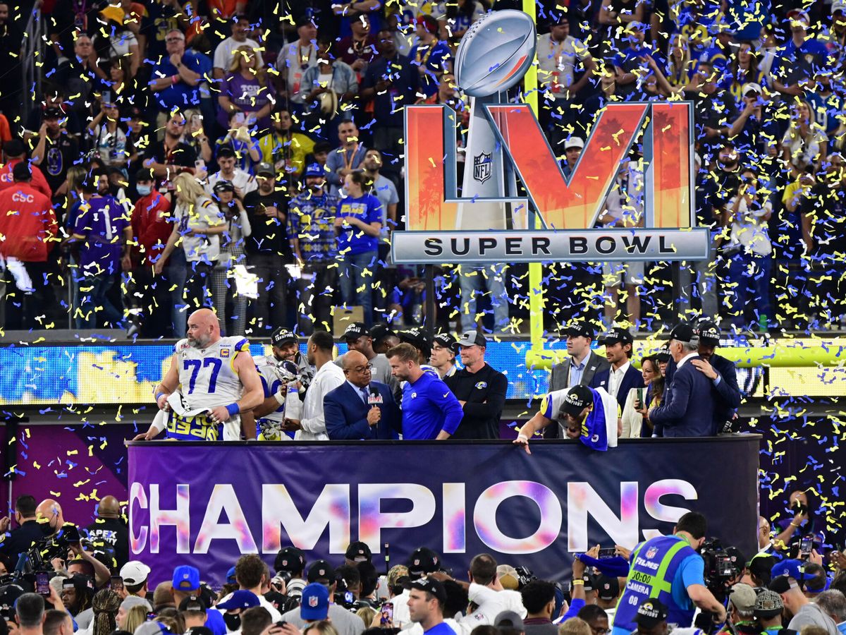 Foto: Los Rams celebran la victoria. (Reuters/USA TODAY Sports)