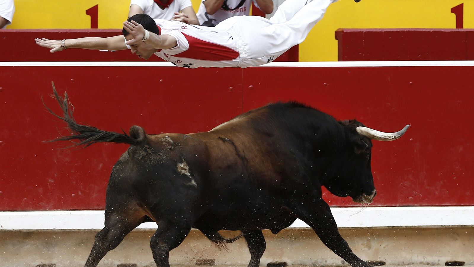 Foto: Un recortador en una plaza de toros de España. (Efe)