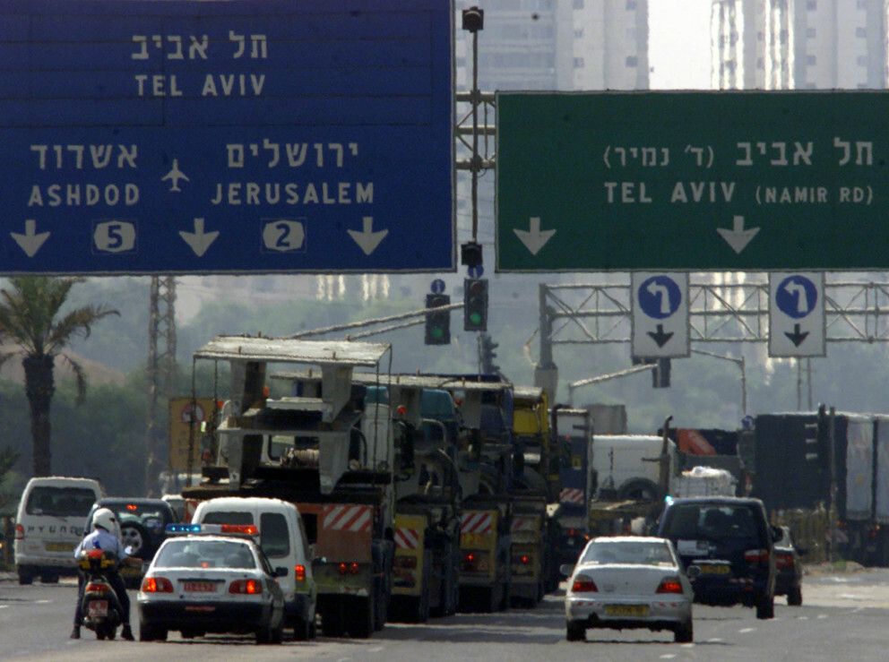 Tráfico en la entrada a Tel Aviv (Reuters)