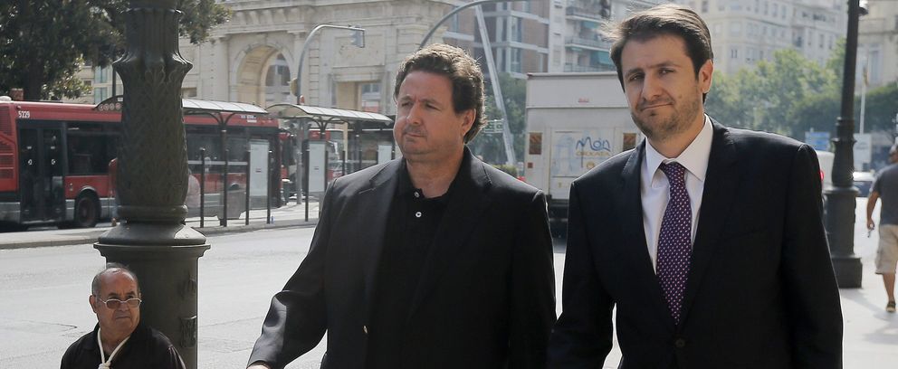 José Luis Peñas (izq.) y su abogado Ángel Galindo (derecha) (EFE)