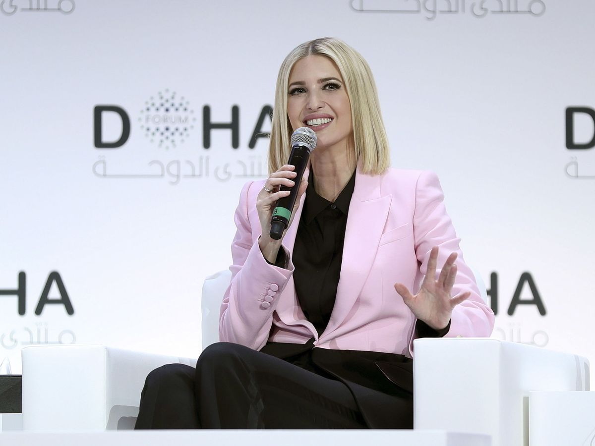 Foto: Ivanka Trump, en un acto oficial en Doha. (EFE)