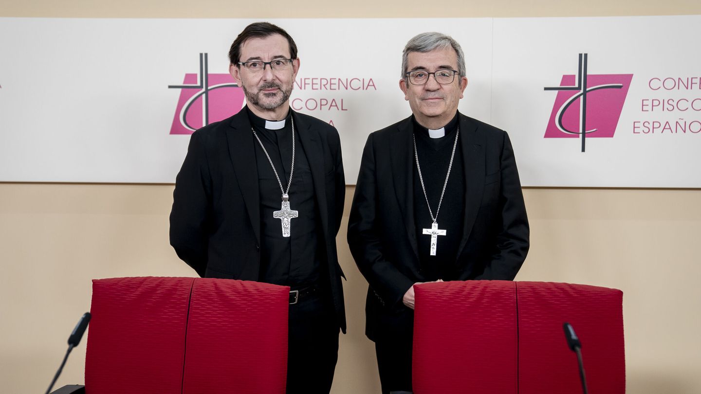 Luis Argüello con José Cobo, vicepresidente de la CEE. (Europa Press/A. Pérez Meca)