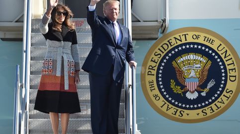 Melania Trump aterriza en Japón con un abrigo valorado en más de 4.000 euros