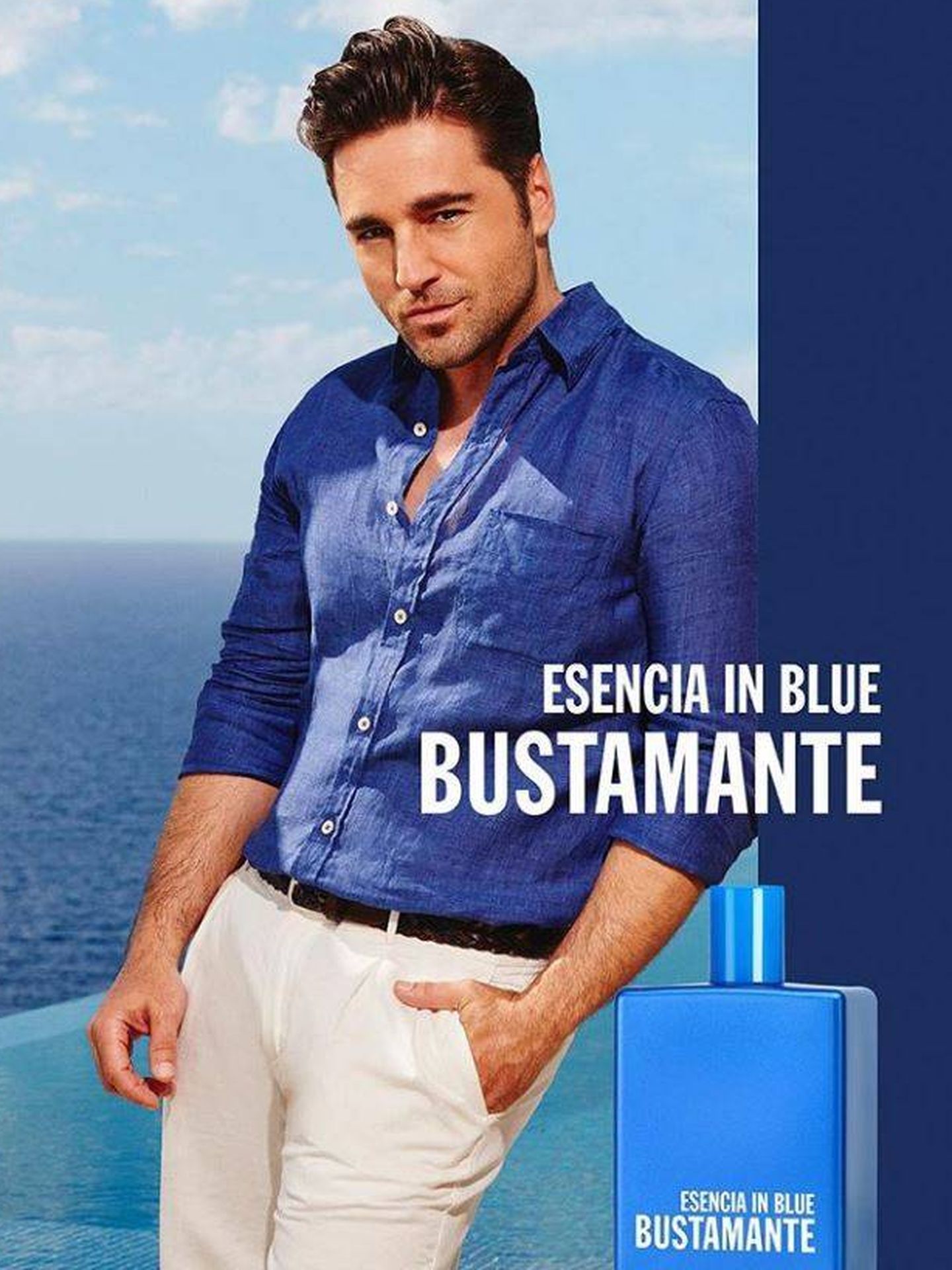 David Bustamante en el anuncio de su perfume. (Imagen de la marca)