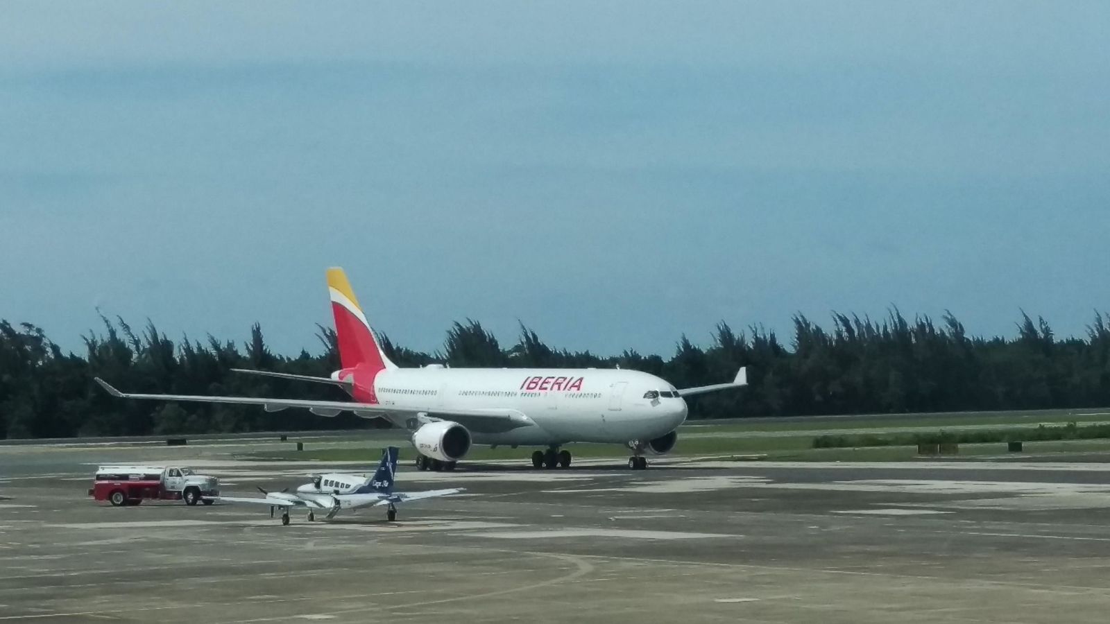 Foto: Avión de la aerolínea Iberia. 
