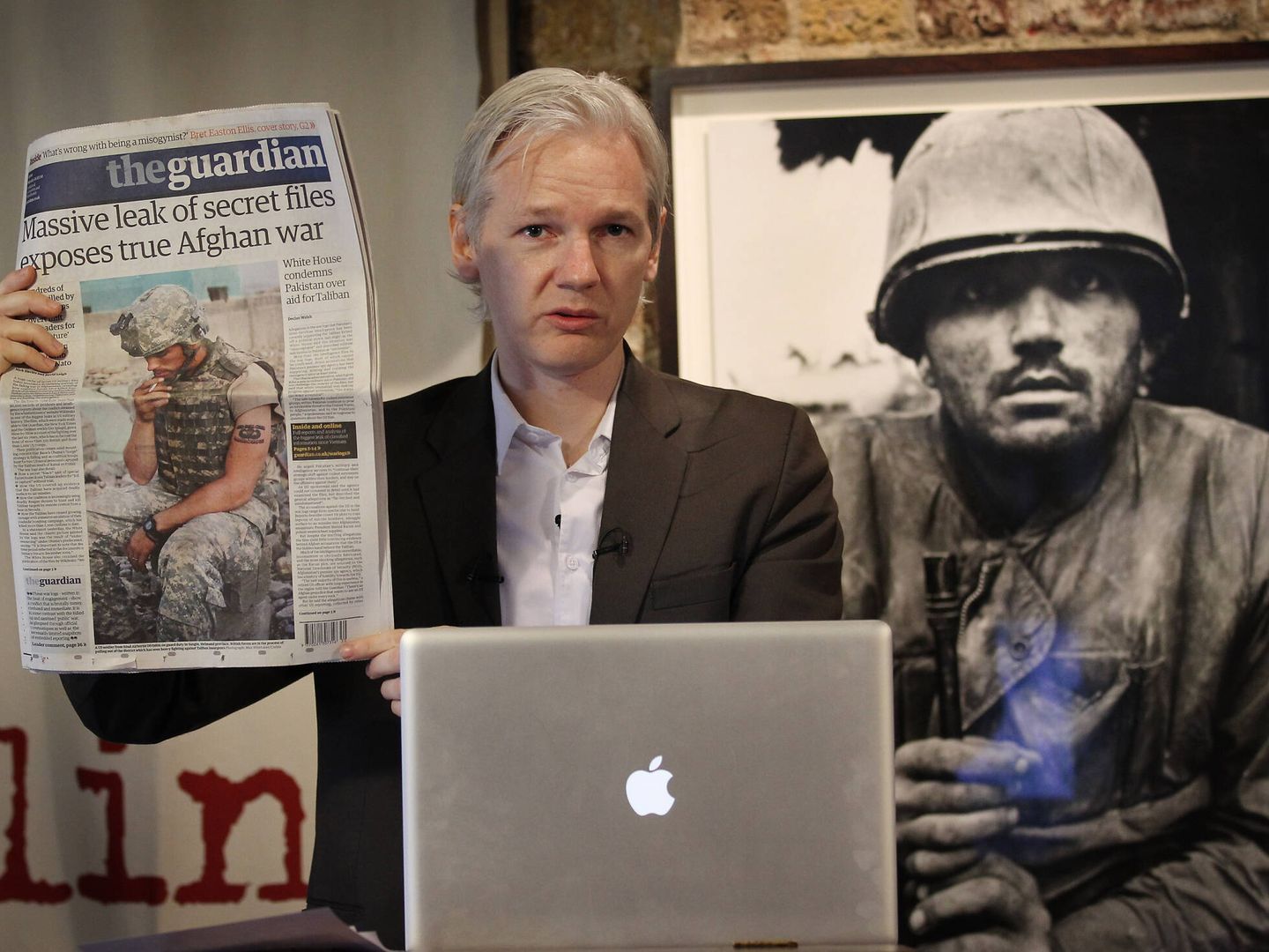Assange en una imagen de 2010. (Getty)