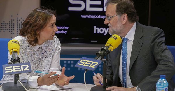 Foto: Mariano Rajoy, presidente del Gobierno, durante una entrevista en la Cadena SER. (EFE)