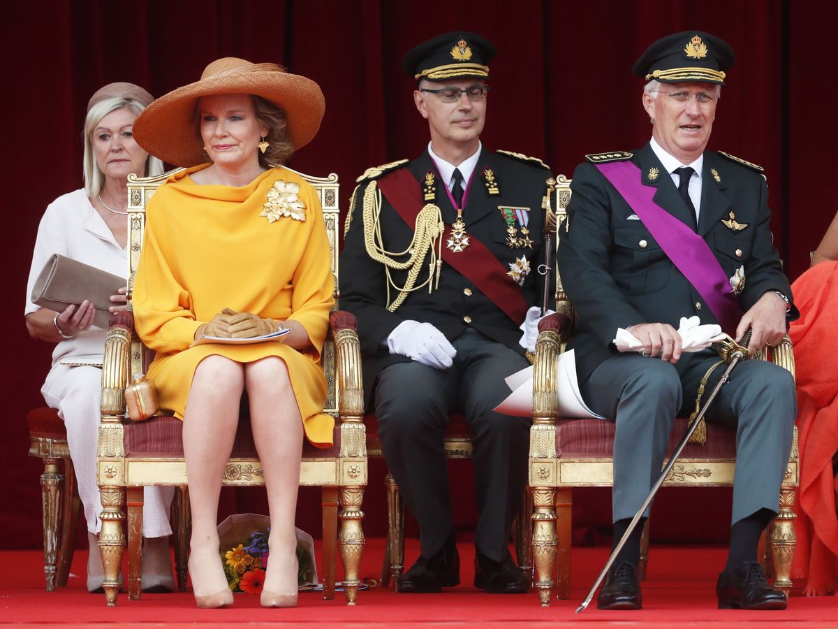 Foto: La familia real belga celebra el Día Nacional. (EFE/Lecocq)