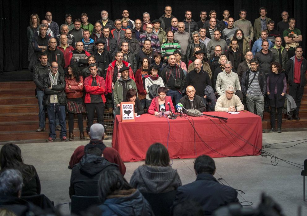 Foto: Imagen del acto del Colectivo de Presos Políticos Vascos (Efe)