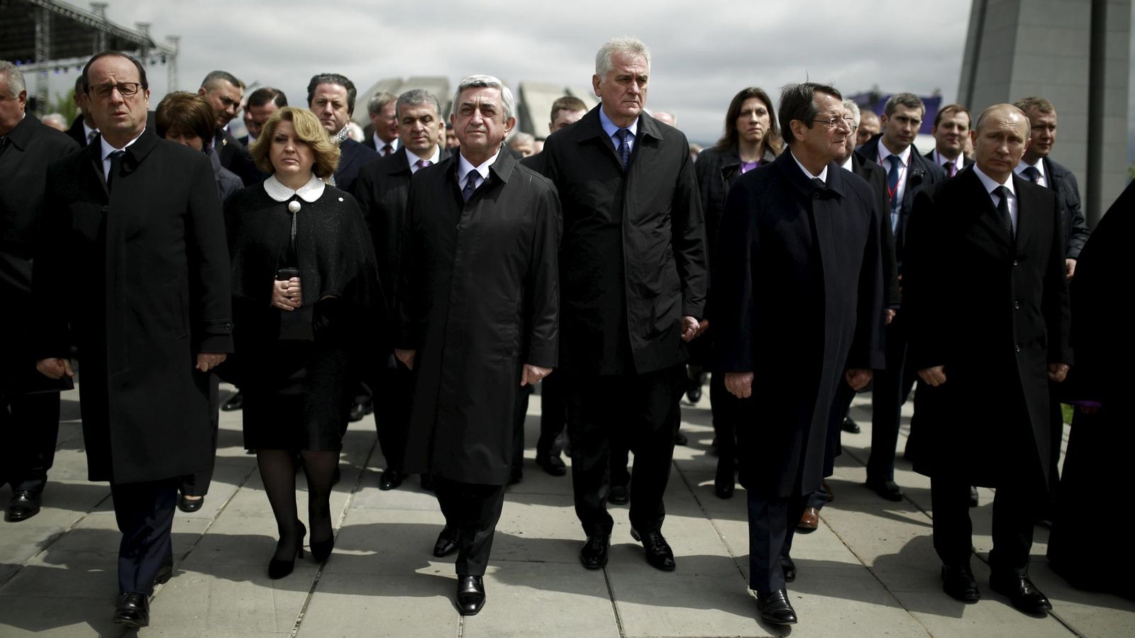 Foto: El serbio Tomislav Nikolic con otros jefes de Estado (Reuters)