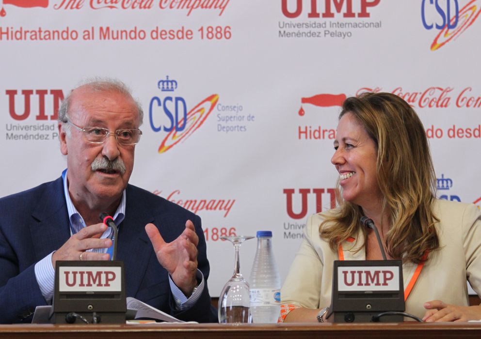 Foto: Vicente del Bosque y Ana Muñoz, Directora General de Deportes del Consejo Superior de Deportes