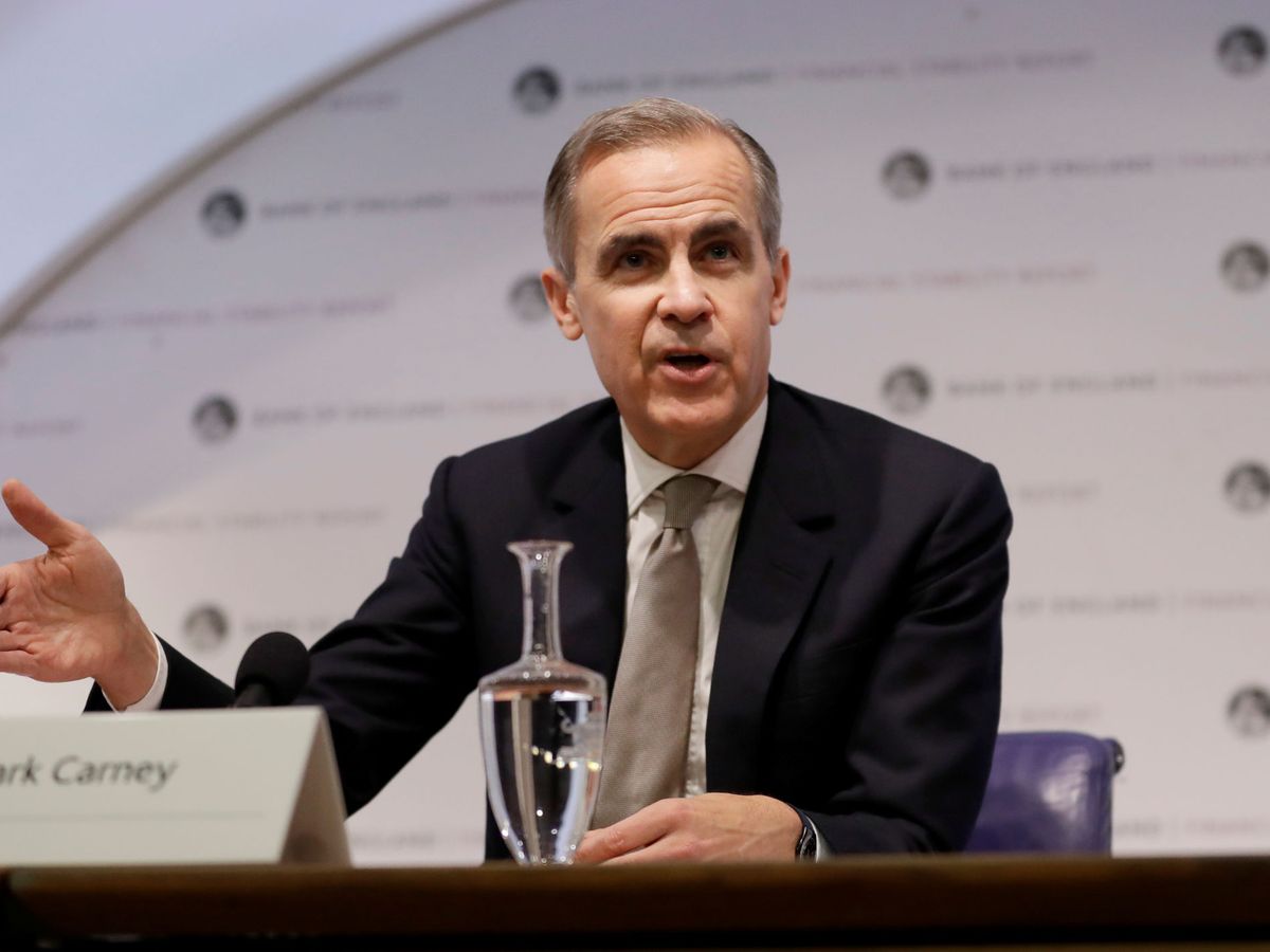 Foto: El gobernador del Banco de Inglaterra, Mark Carney. (Reuters)