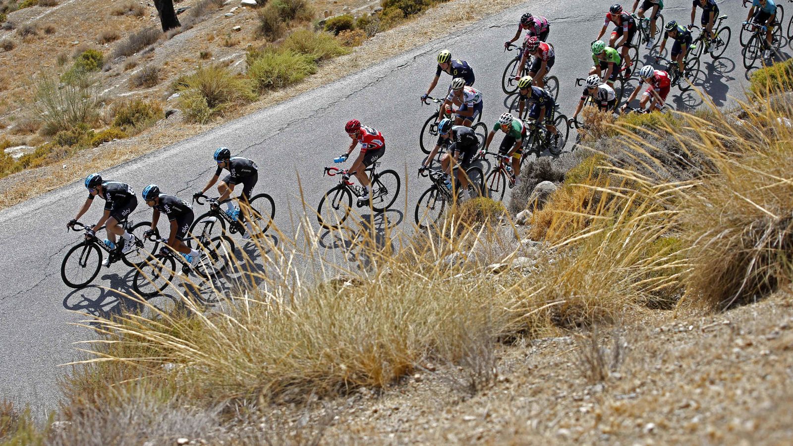 Foto: Froome sigue líder de la Vuelta a España. (EFE)