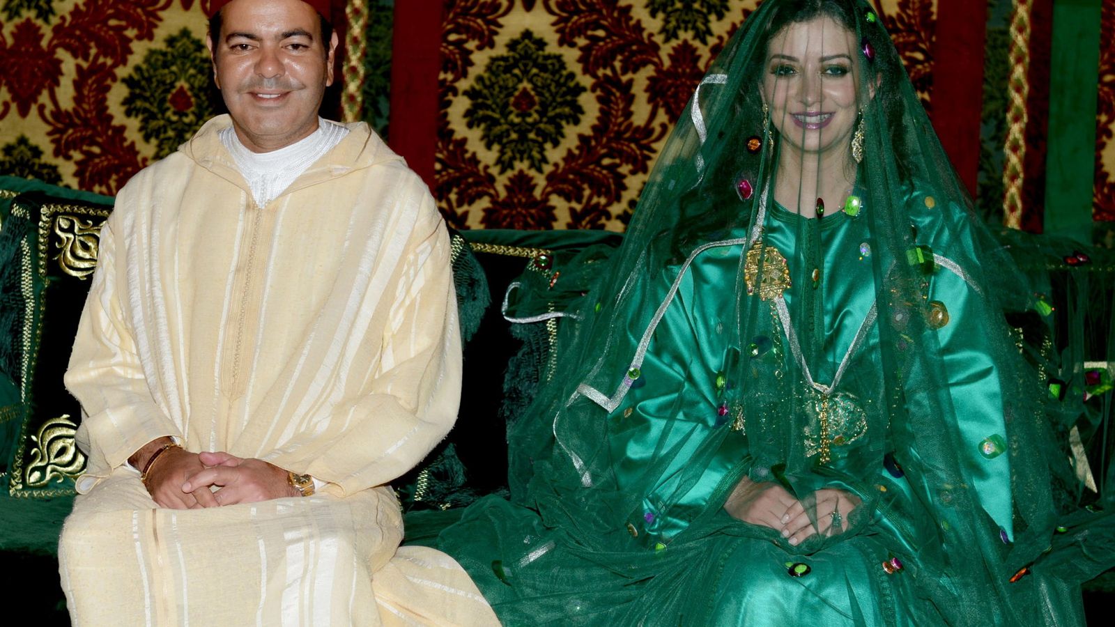 Foto: Mulay Rachid y su mujer, en una imagen de archivo. (EFE)