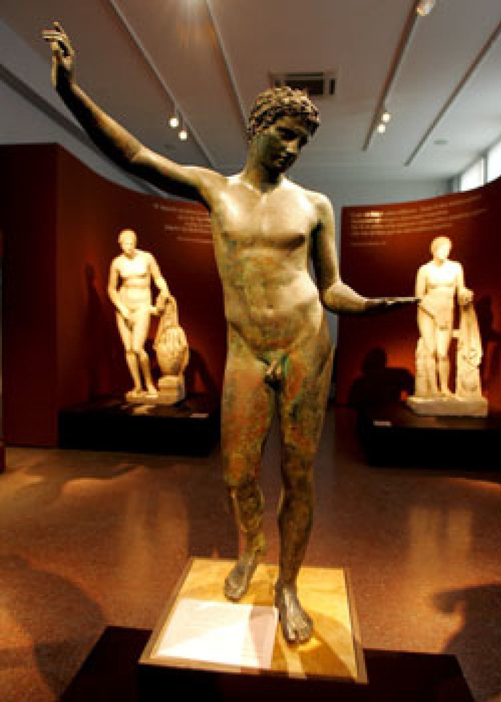 Foto: La obra del gran Praxíteles y su escuela, en el Museo Arqueológico de Atenas