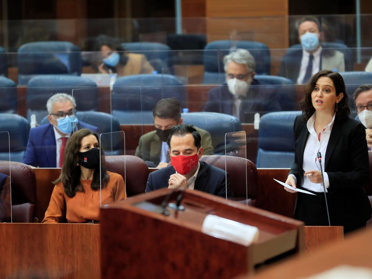 Foto: Pleno de la Asamblea de Madrid. (EFE)