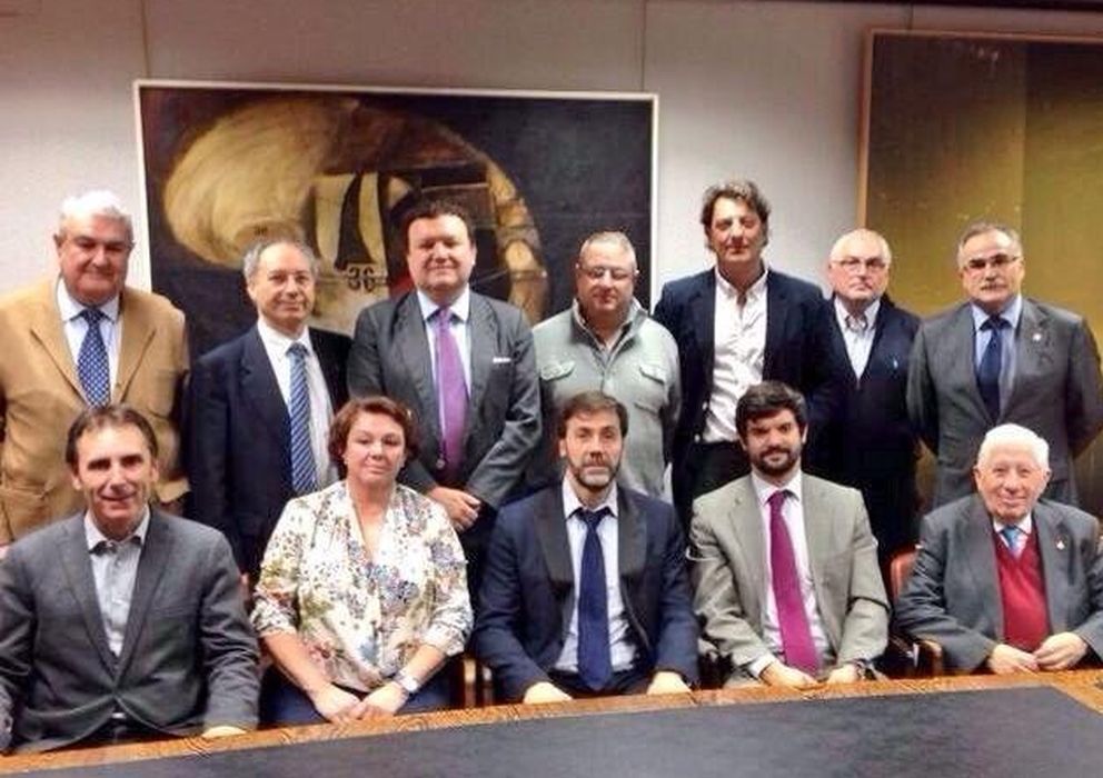 Foto: Los miembros de la Comisión de las Federaciones Autonómicas el pasado viernes, en la reunión con la directora general de Deportes del CSD, Ana Muñoz.