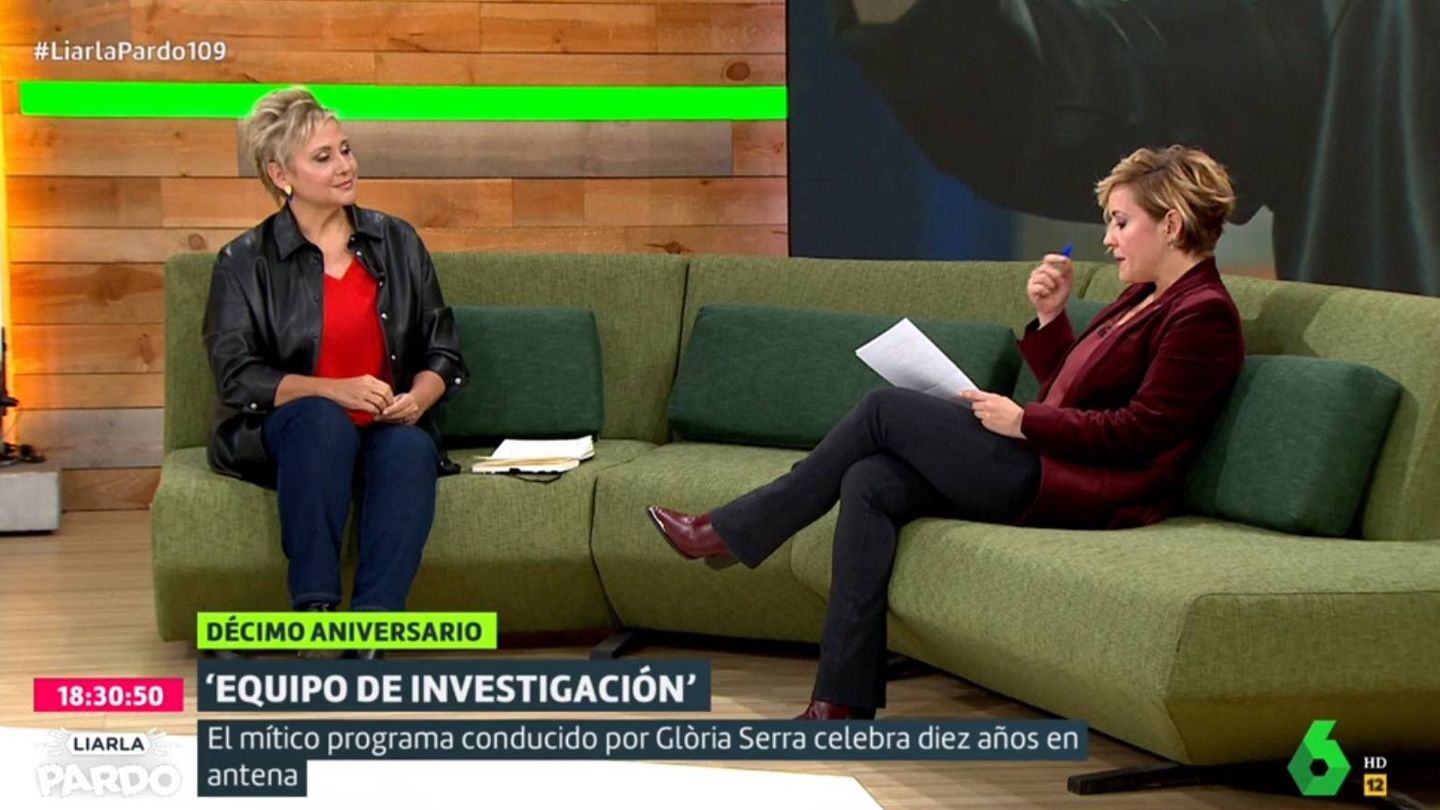 Gloria Serra y Cristina Pardo. (La Sexta).