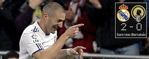 El Real Madrid hace lo justo para ganar al Hércules y Benzemá pide un puesto ante el Lyon