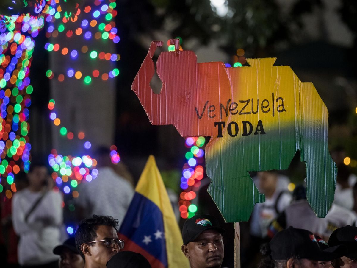 Foto: Venezuela da "los primeros pasos" para "recuperar" el territorio del Esequibo, dice Maduro. (EFE/Miguel Gutiérrez)