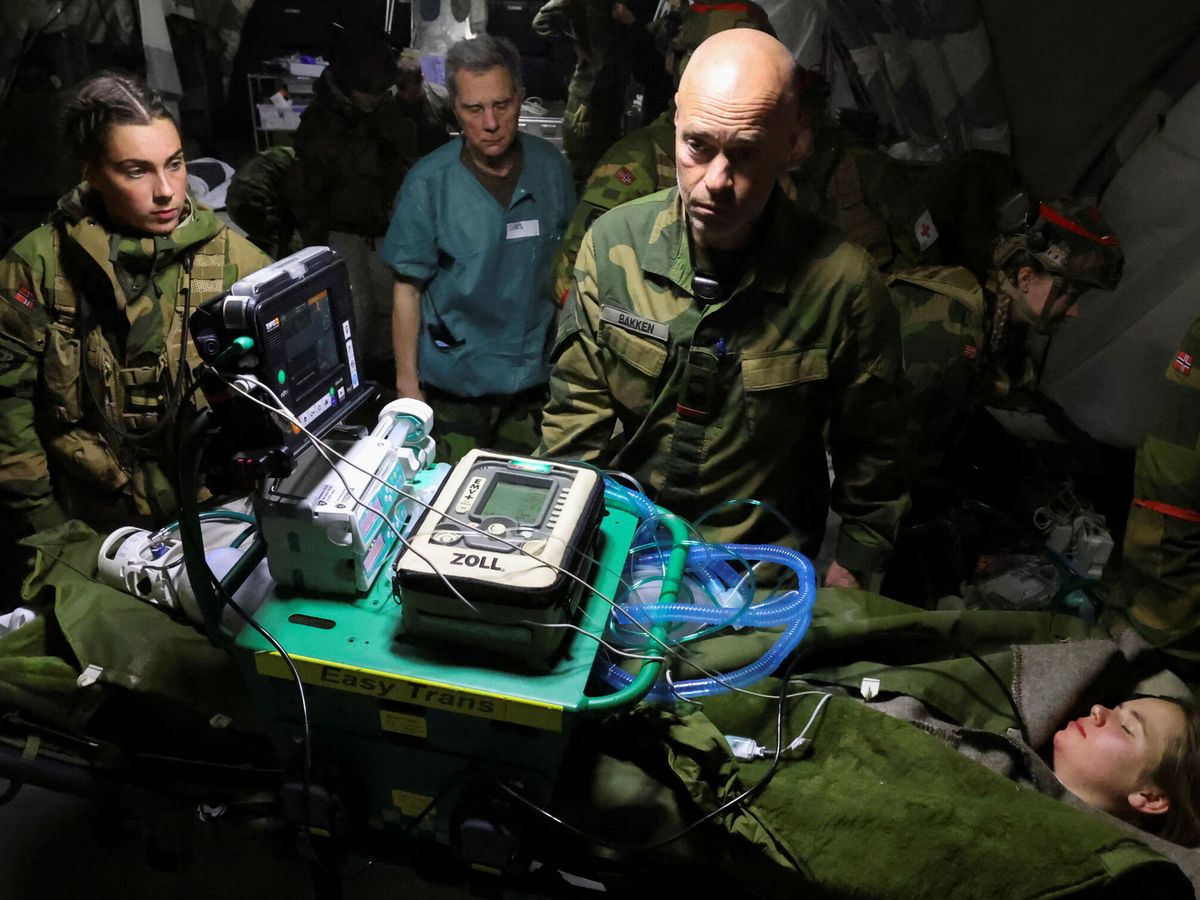 Foto: Ejercicios militares Cold Response 2022, en Noruega. (Reuters/Yves Herman)