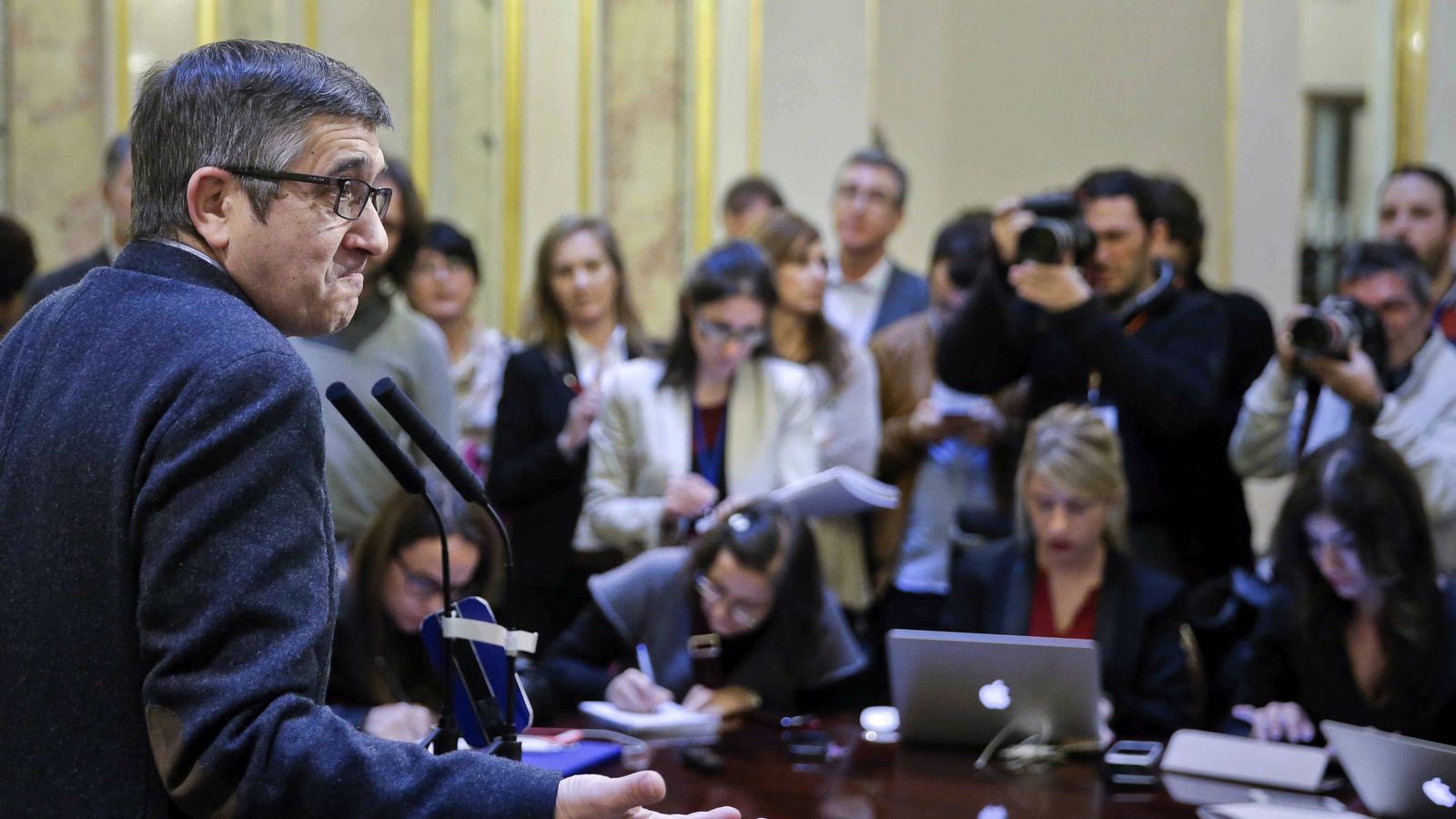 Foto: El presidente del Congreso de los Diputados, Patxi López. (EFE)
