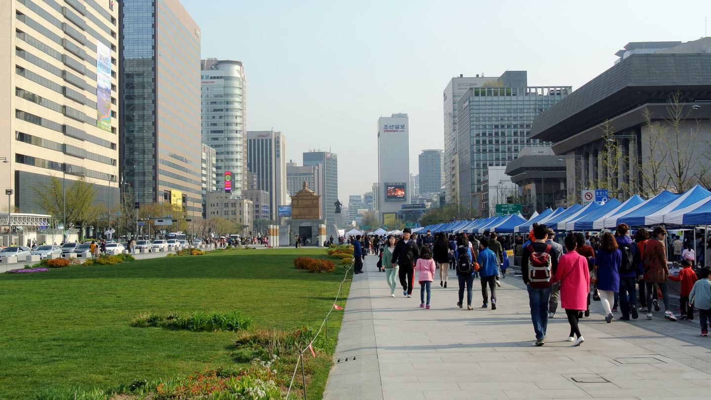La avenida Sejong, en Jongno. (CC/Adbar)