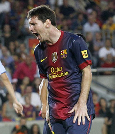Foto: Leo Messi: "No existe ningún problema con Villa, el ambiente es extraordinario"