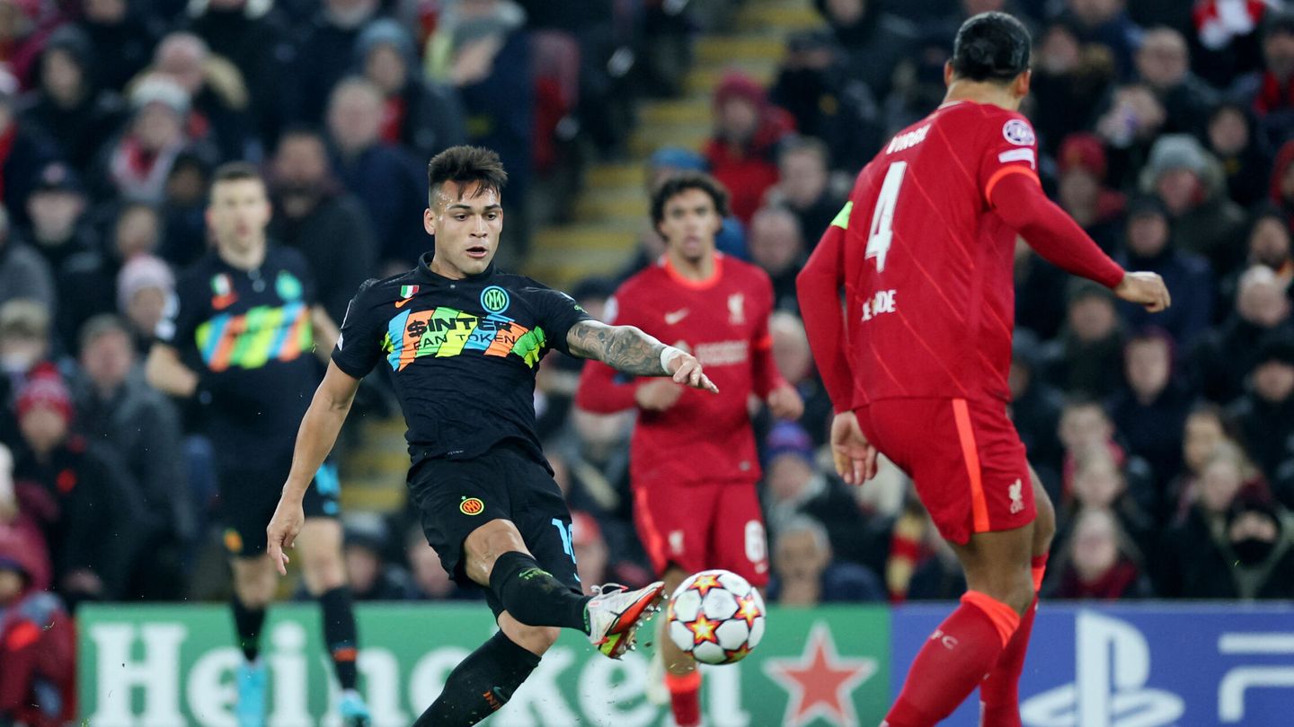 Lautaro anotó el único gol del partido. (Reuters/Carl Recine)