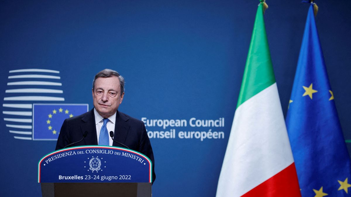 Draghi saldará la crisis de su Gobierno en el Parlamento