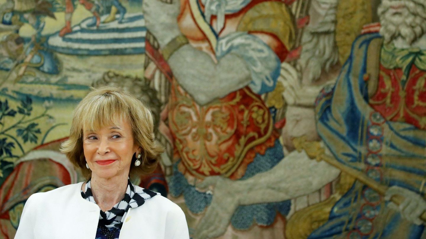 La presidenta del Consejo de Estado, María Teresa Fernández de la Vega, el pasado 17 de julio, cuando mantuvo una audiencia con el Rey en la Zarzuela. (EFE)
