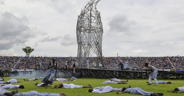 Foto: Vigésimo aniversario del genocidio en Ruanda. (EFE)