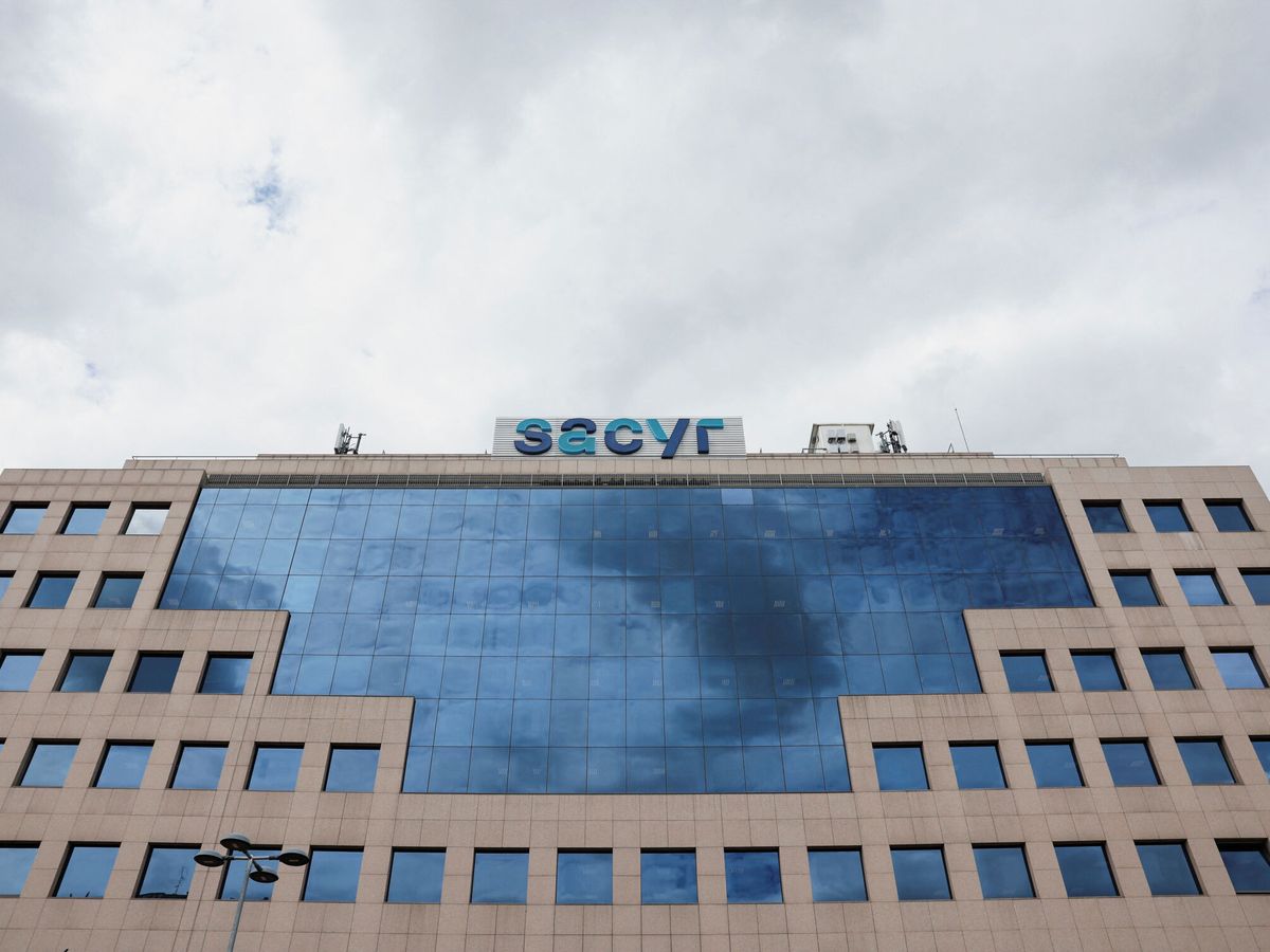 Foto: Logo de Sacyr en su sede de Madrid. (Reuters/Violeta Santos Moura)