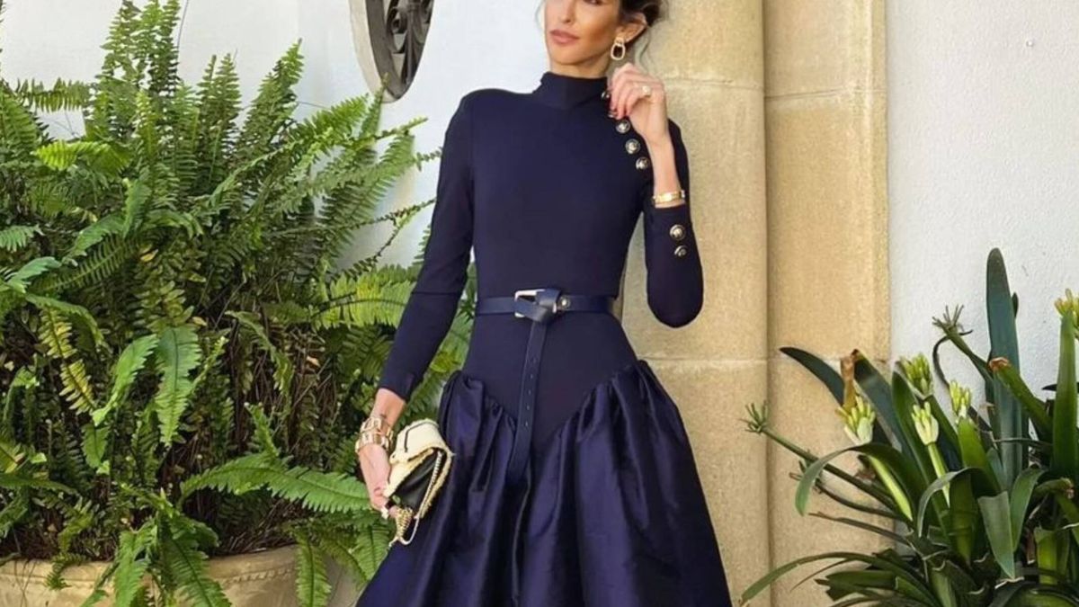 Inés Domecq y su nueva lección de estilo con vestido de invitada de Roberto Diz
