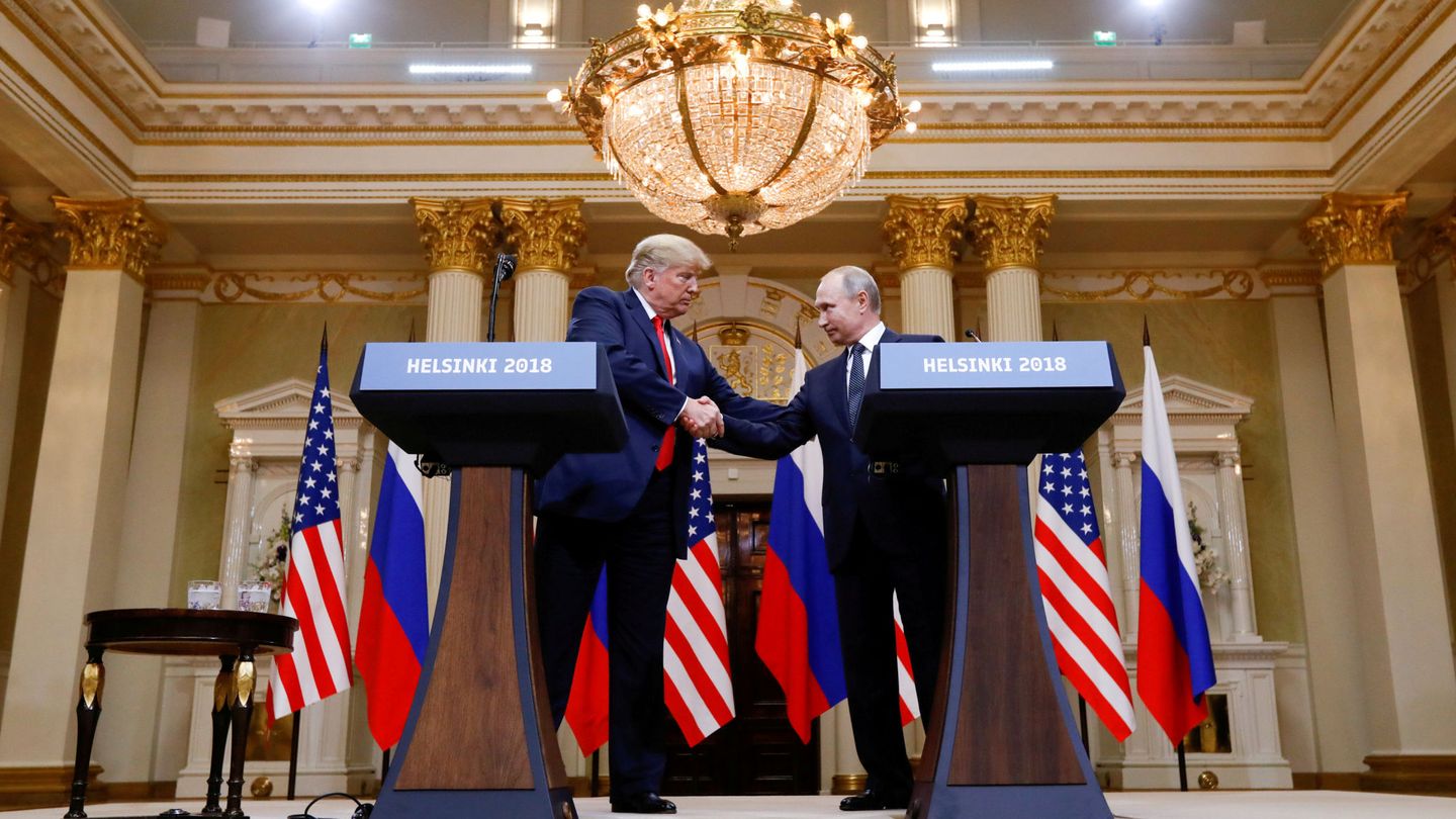 Trump y Putin en Helsinki. (Reuters) 