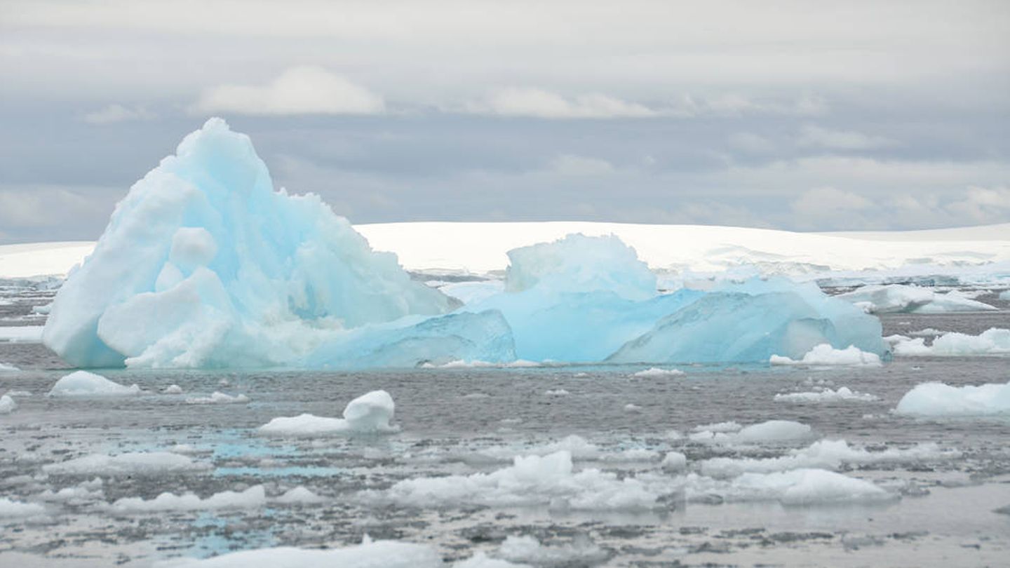Iceberg en las Islas Fish. (Wikipedia)