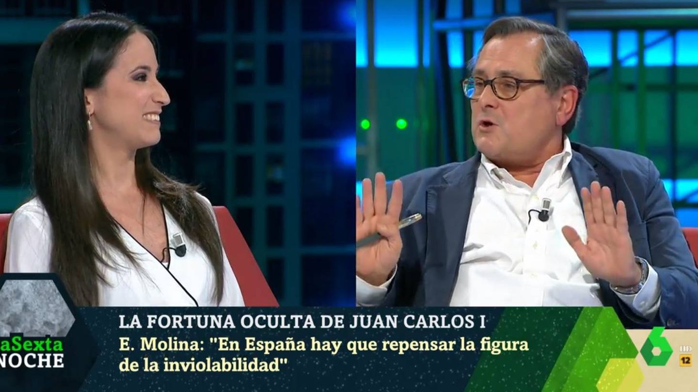 Estefanía Molina y Marhuenda, en 'La Sexta noche'. (Atresmedia).