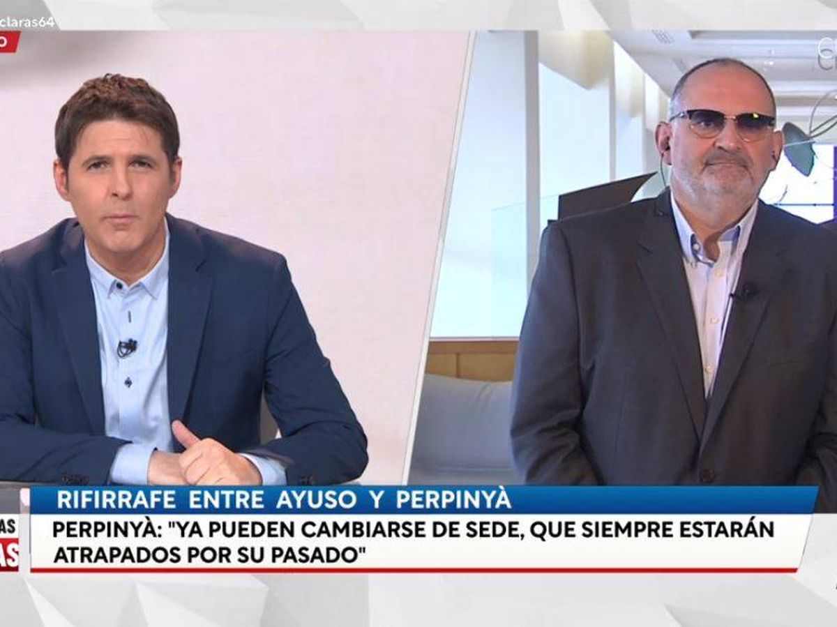 Foto: Jesús Cintora y Antón Losada, en 'Las cosas claras'. (RTVE)
