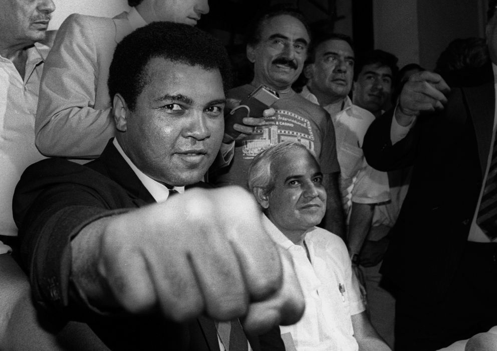Foto: Ali, en una de sus primeras conferencias de prensa (Reuters).