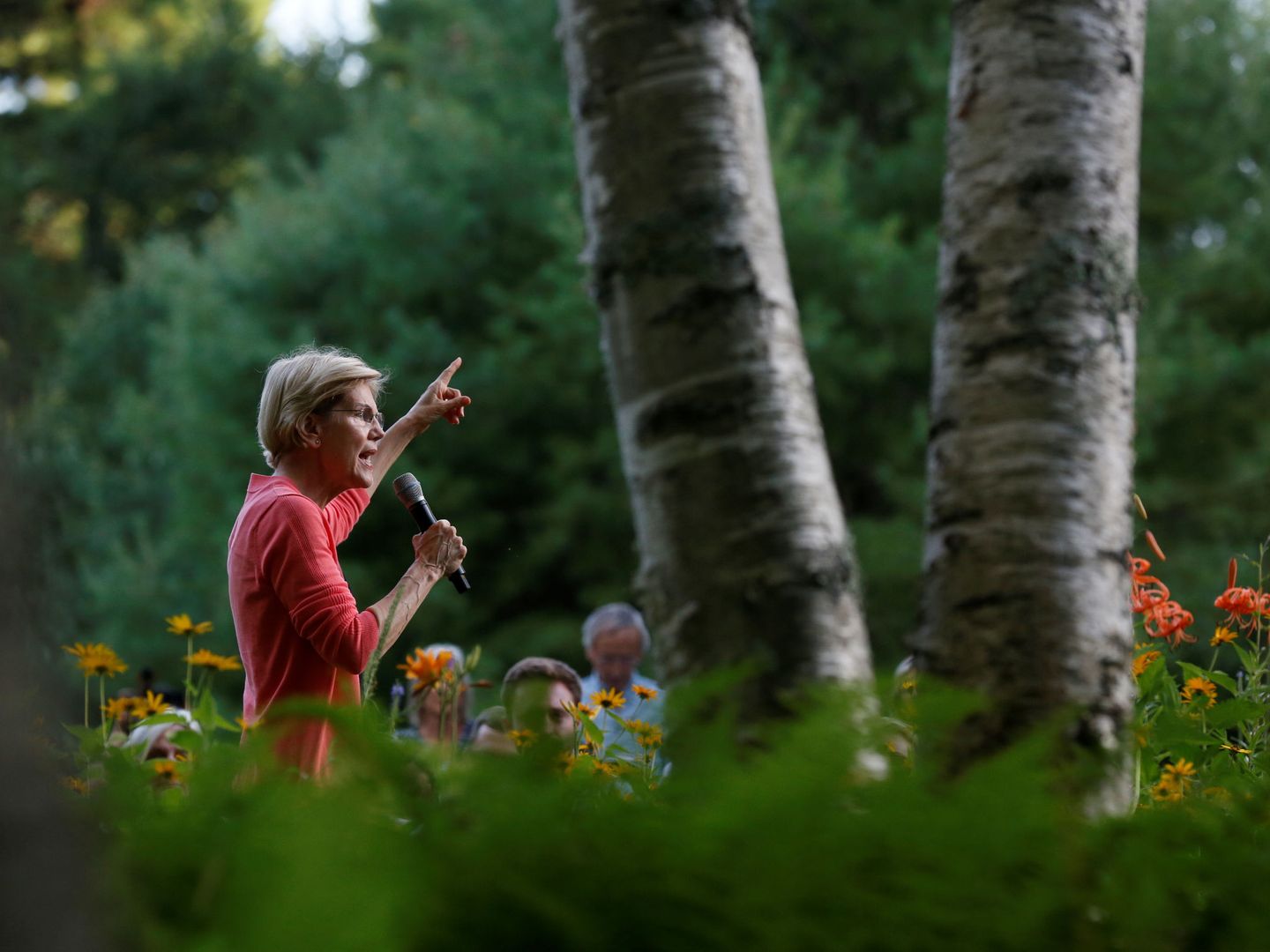 La congresista Elizabeth Warren, en un acto. (Reuters)