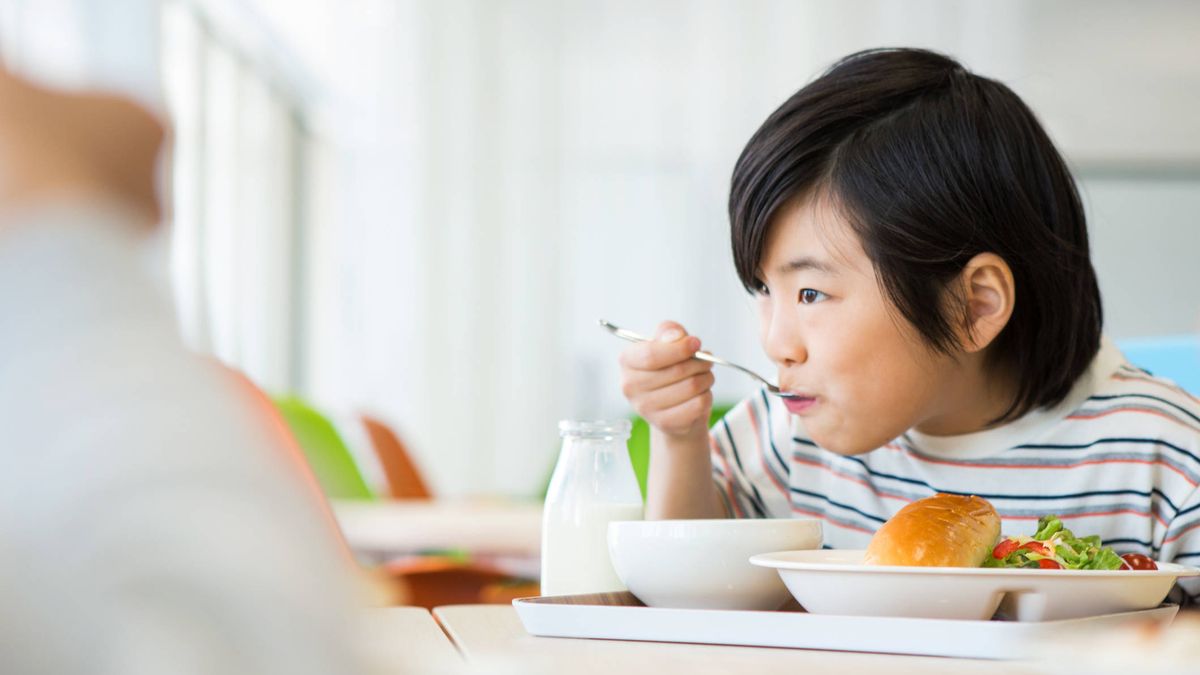 Lecciones nutricionales de los niños más sanos: los japoneses