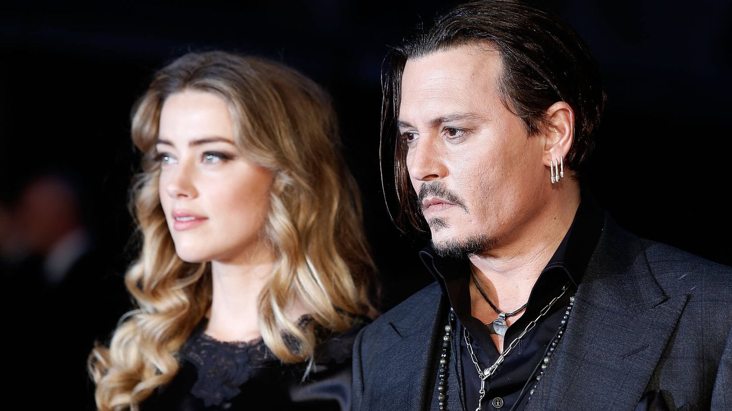 Amber Heard y Johnny Depp, en una imagen de archivo. (Getty)