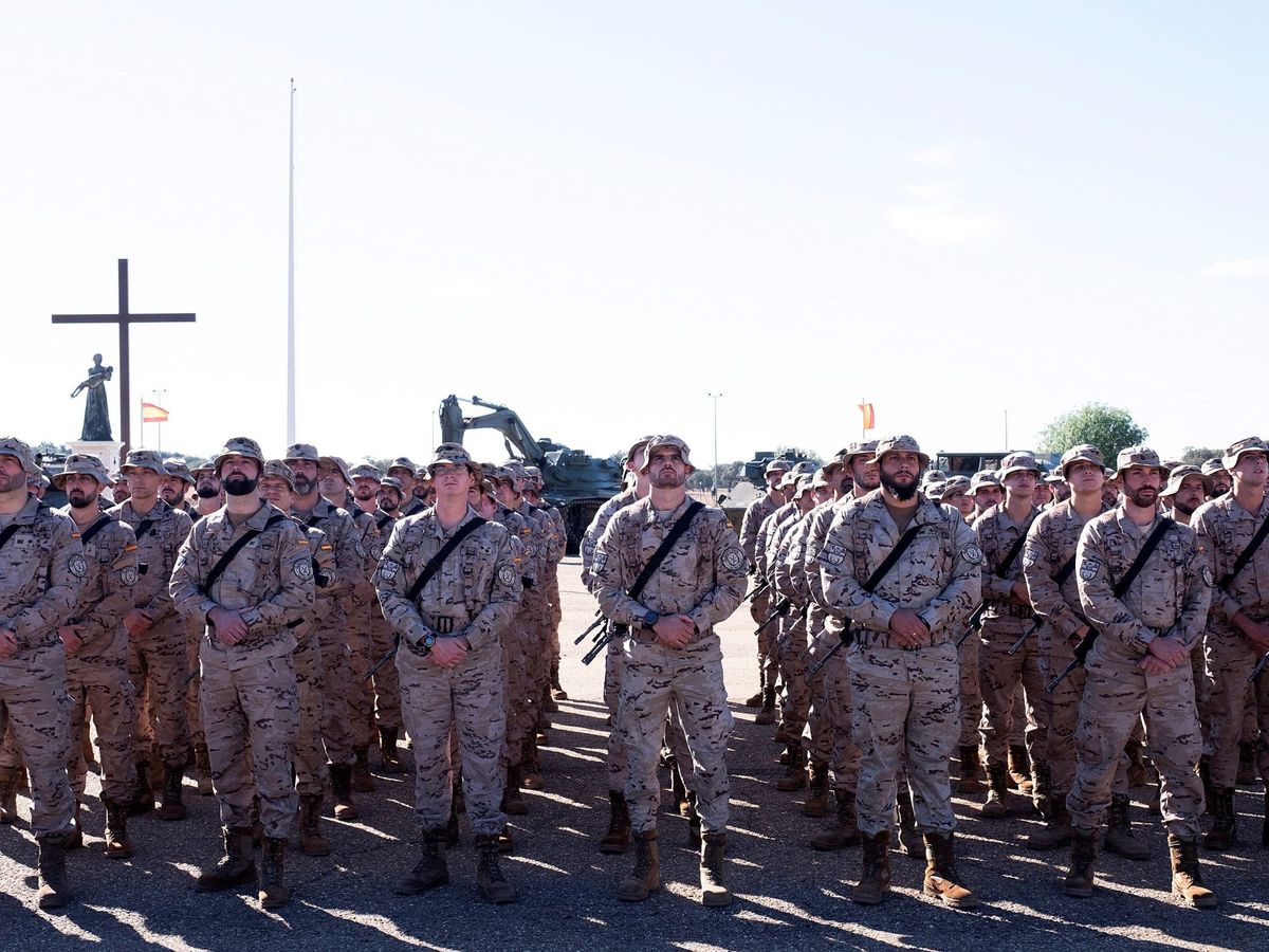 Foto: Miembros de la Brigada Extremadura XI presente en Irak. (EFE)