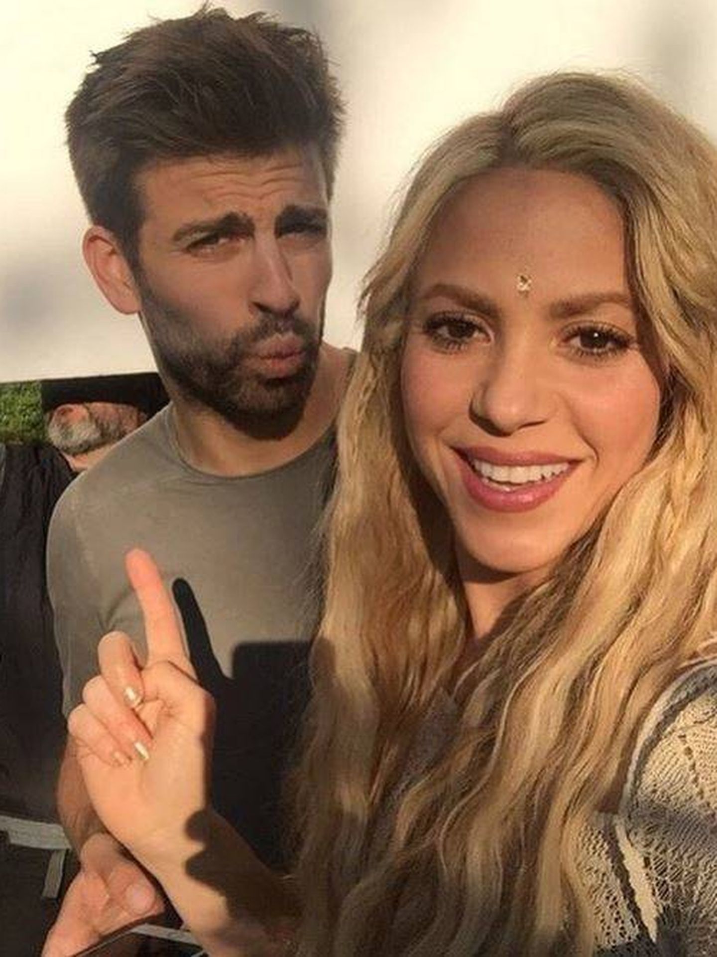 Shakira y Gerard Piqué. (Instagram)