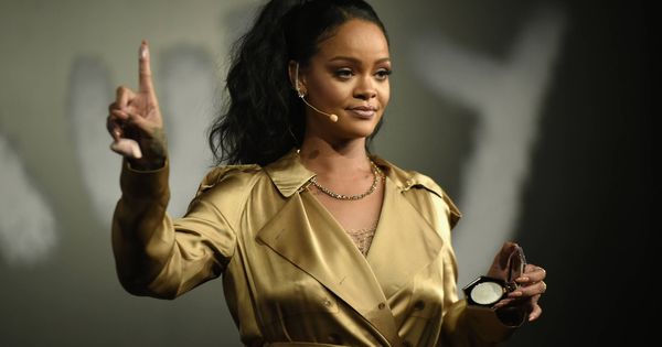 Foto: Rihanna en una presentación de Fenty Beauty. (Getty)