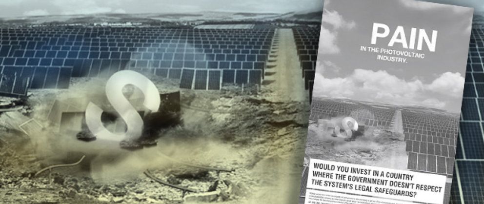 Foto: La fotovoltaica lanza una campaña internacional para denunciar la inseguridad jurídica en España
