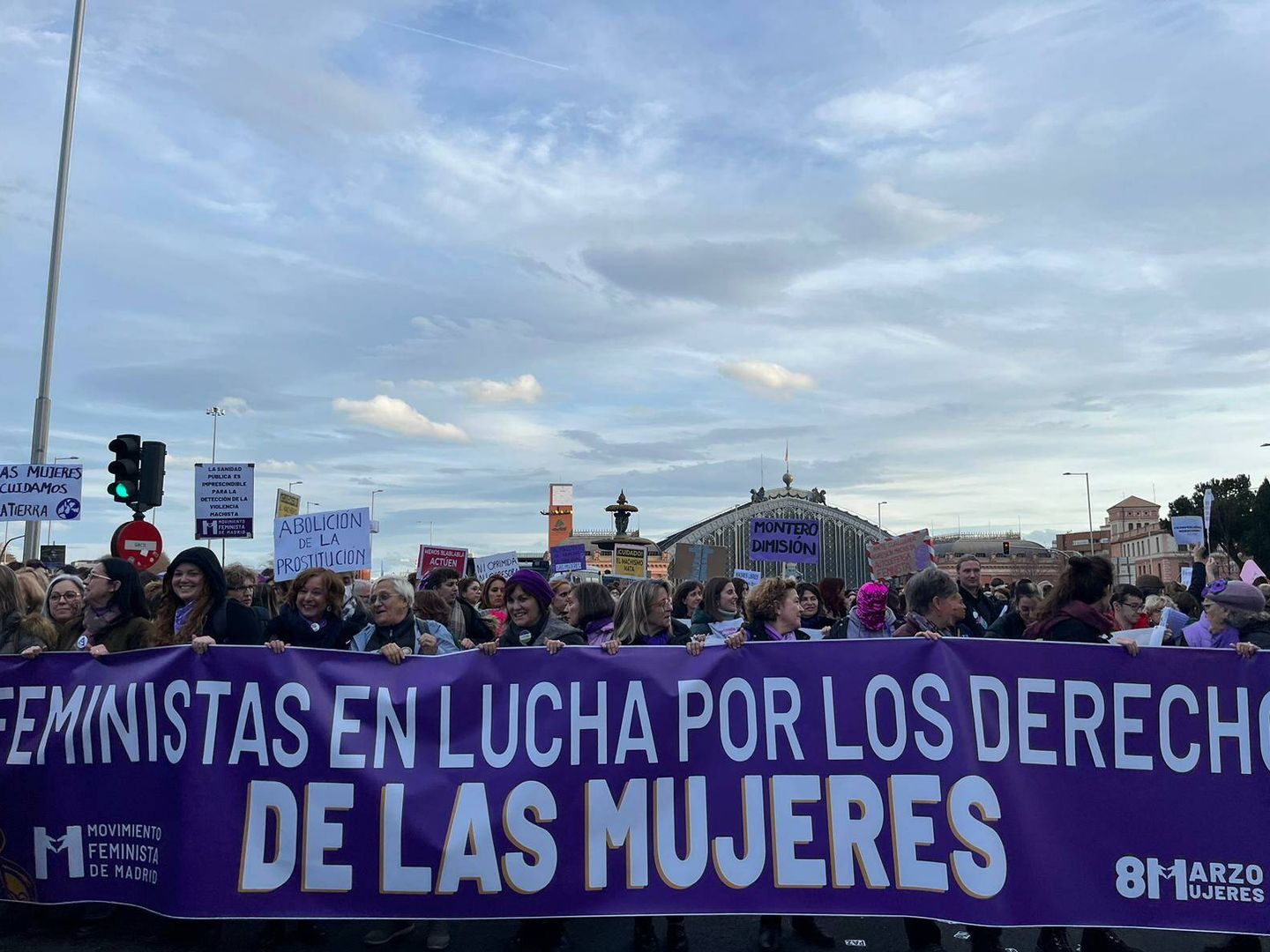 Marcha abolicionista en Atocha. (A.F.)