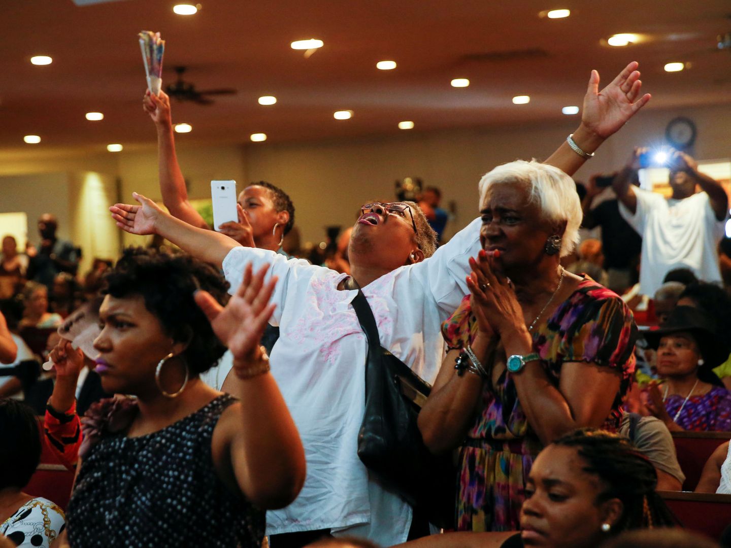 Homenaje gospel a Aretha Franklin en Detroit (Reuters)